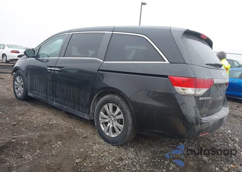 2017 Honda Odyssey Ex-L z USA, uszkodzony, nr VIN 5FNRL5H65HB004899